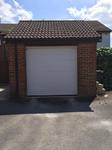 Hormann M ribbed white sectional door with promatic installed in Lea Park Thame, Thame Garage Doors - Your Local Garage Door Expert