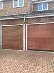 Birkdale golden oak roller door installed in Wheatley, Thame Garage Doors - Your Local Garage Door Expert